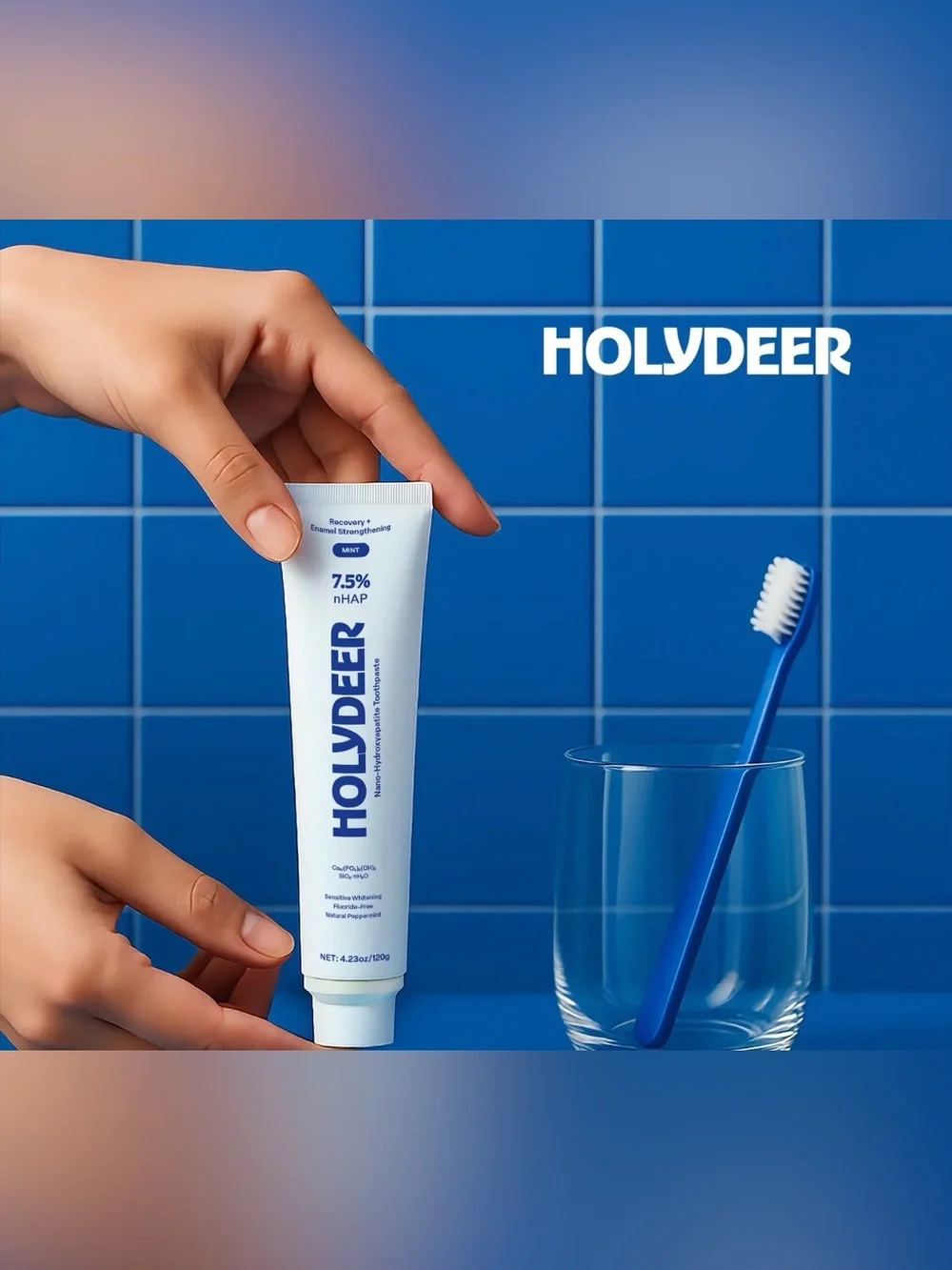 HOLVEER Nano-Hydroxyapatite Toothpaste – White Mint